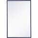 Monet 28 X 28 inch Blue Wall Mirror