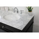 Park Avenue 72 X 21.5 X 35 inch Black Vanity Sink Set