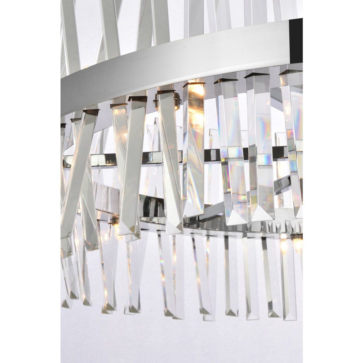 Elegant Lighting 6200D36C Serephina 16 Light 36 inch Chrome