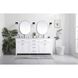 Lewis 72 X 22 X 34 inch White Vanity Sink Set