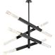 Ari 8 Light 13.5 inch Black Pendant Ceiling Light