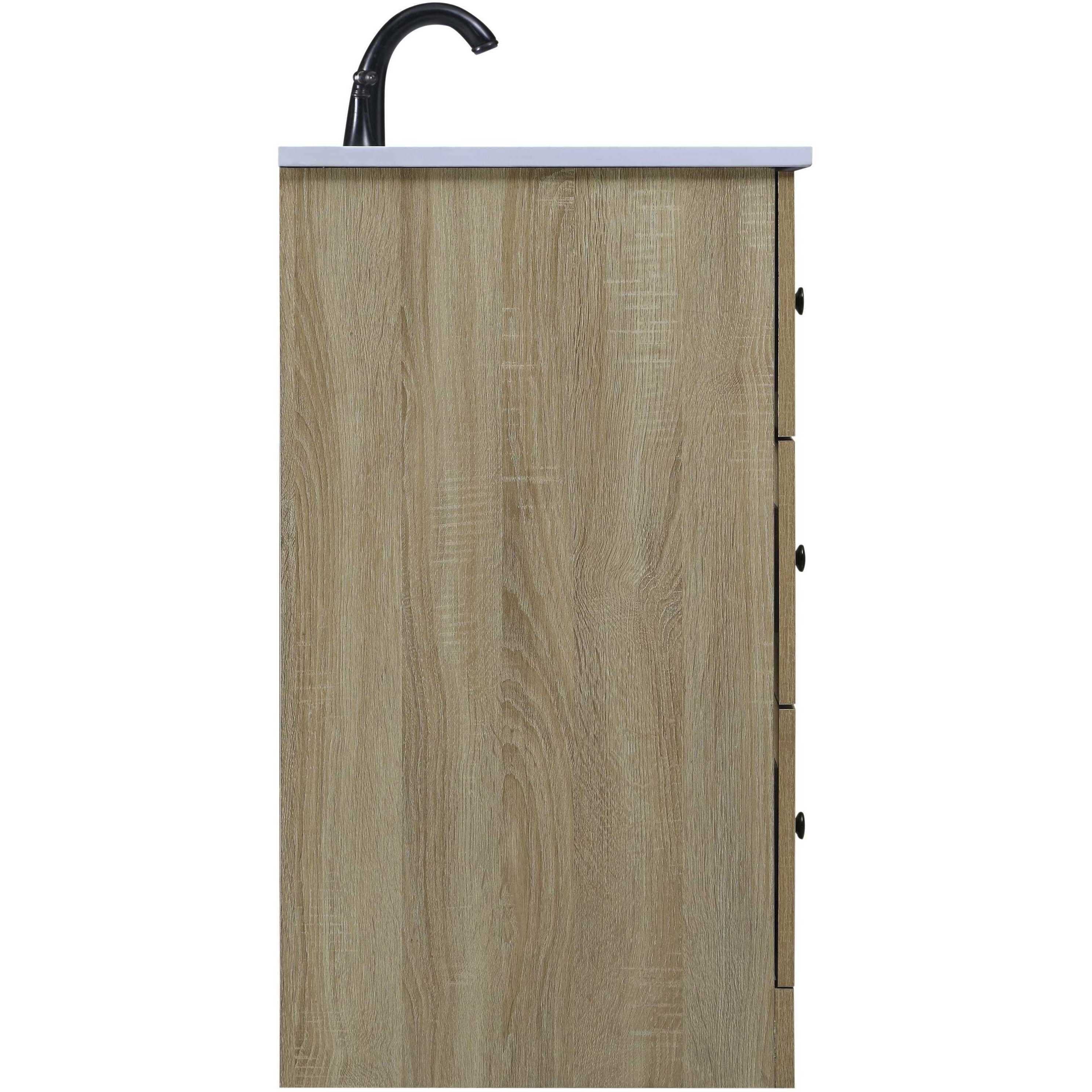 Soma 54 X 34 inch Mango Wood Bathroom Vanity Cabinet