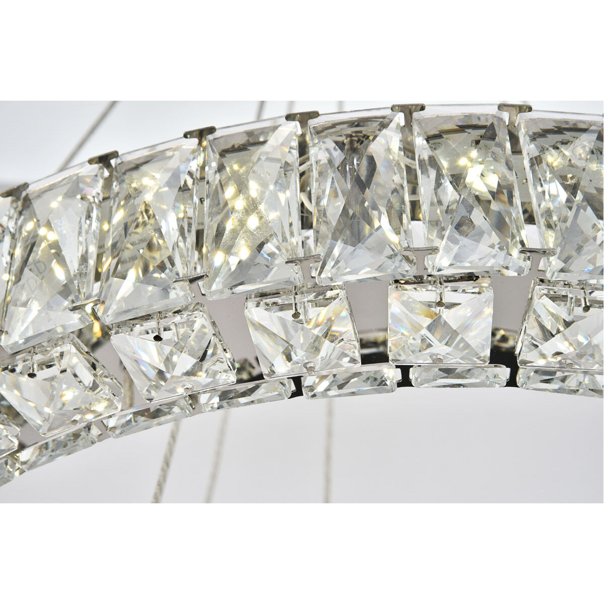 Monroe LED 23.6 inch Chrome Chandelier Ceiling Light