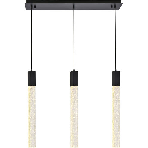 Weston 3 Light 32 inch Black Pendant Ceiling Light