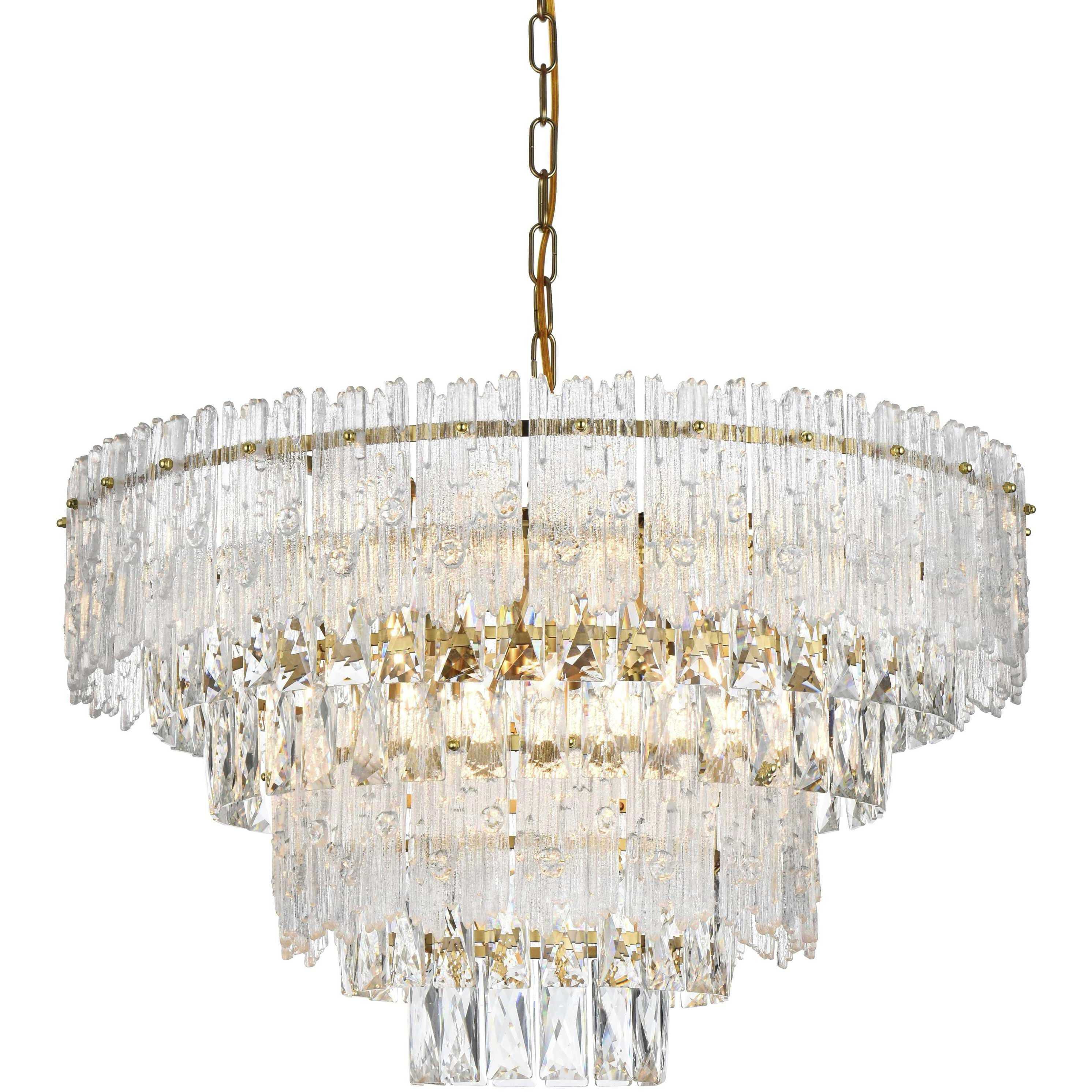 Emilia 8 Light 25 inch Satin Gold Chandelier Ceiling Light