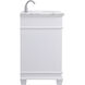 Wesley 42 X 22 X 35 inch White Vanity Sink Set