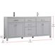 Lewis 72 X 22 X 34 inch Grey Vanity Sink Set
