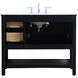 Metropolis 42 X 22 X 33.75 inch Black Vanity Sink Set