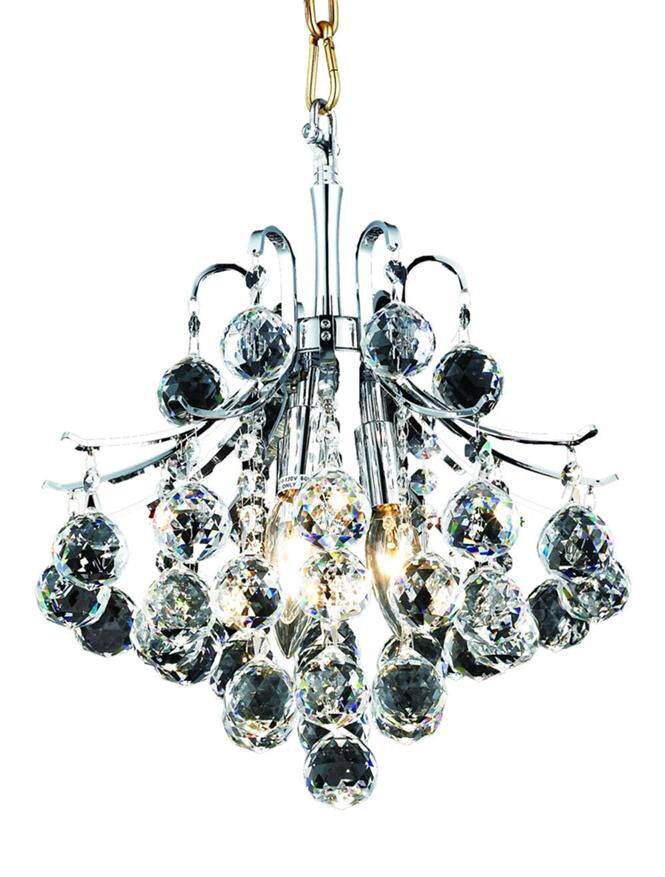 Toureg 3 Light 12 inch Chrome Pendant Ceiling Light in Royal Cut
