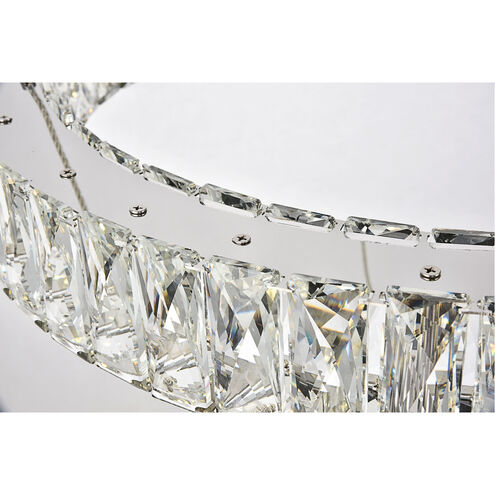 Monroe LED 24 inch Chrome Chandelier Ceiling Light