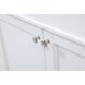 Bennett 60 X 21 X 35 inch White Vanity Sink Set