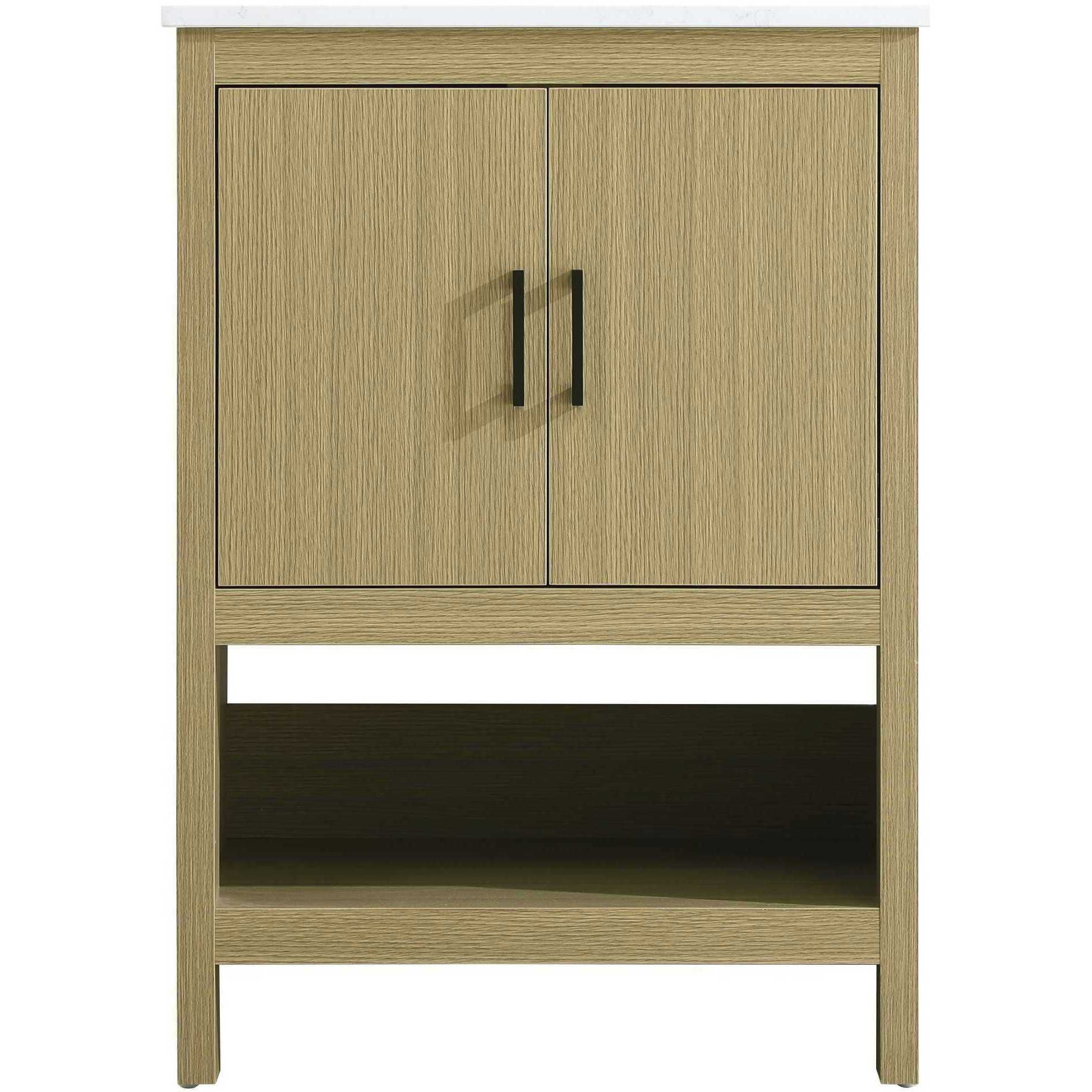 Ira 24 X 34 inch Honey Brown Bathroom Vanity Cabinet