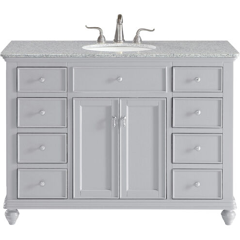 Otto 48 X 35 inch Light Grey with Cashmere White Granite Vanity Set