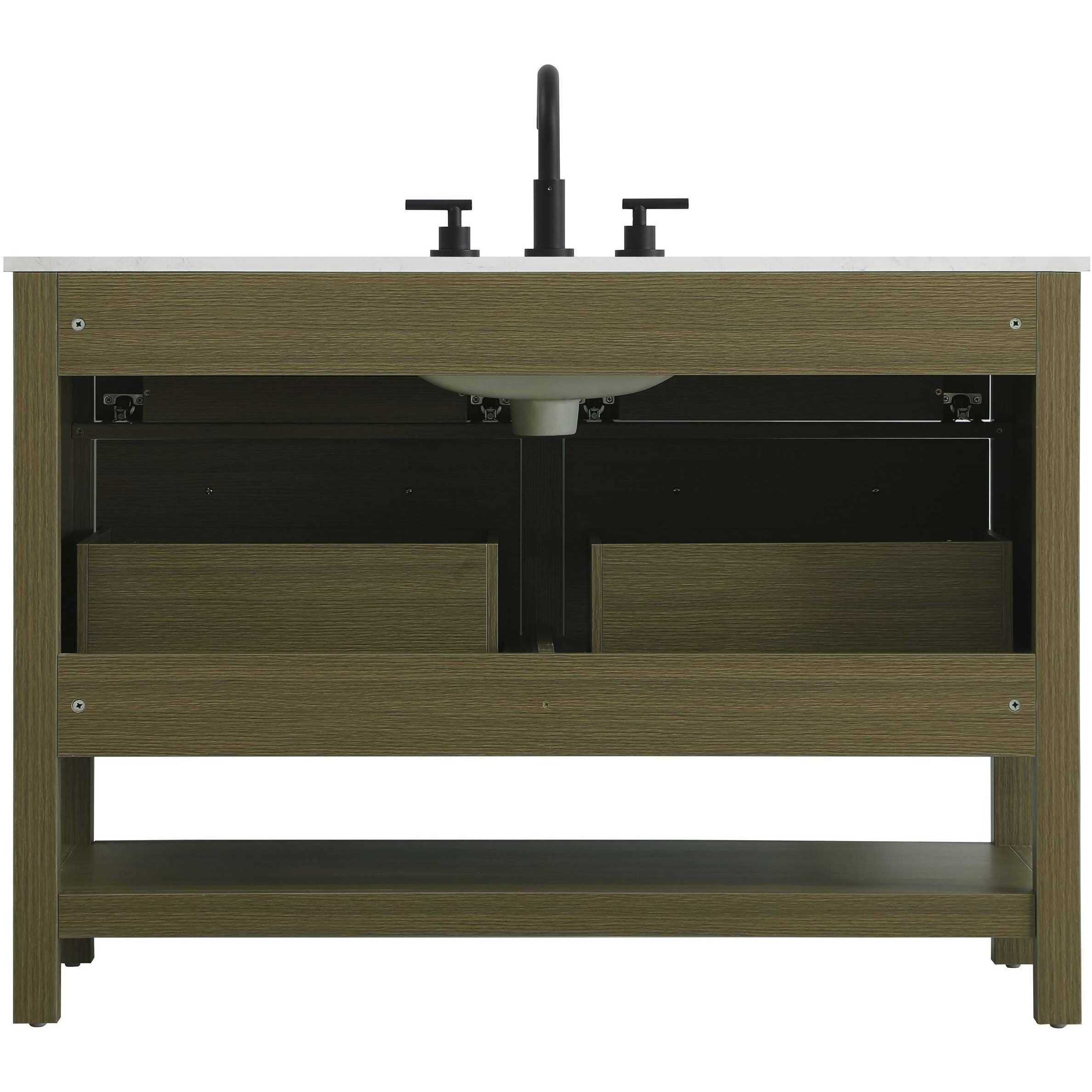 Karson 48 X 34 inch Chestnut Brown Bathroom Vanity Cabinet