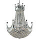 Corona 24 Light 30 inch Chrome Dining Chandelier Ceiling Light in Royal Cut