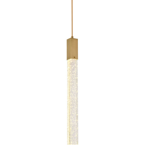 Weston 1 Light 5 inch Satin Gold Pendant Ceiling Light