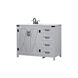 Grant 42 X 19 X 34 inch Grey Vanity Sink Set