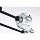 Eren 8 Light 31 inch Black Flush Mount Ceiling Light