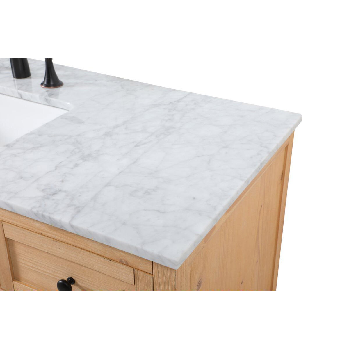 Franklin 42 X 22 X 34.75 inch Natural Wood Bathroom Vanity Cabinet