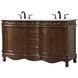 Windsor 60 X 22 X 36 inch Teak Vanity Sink Set