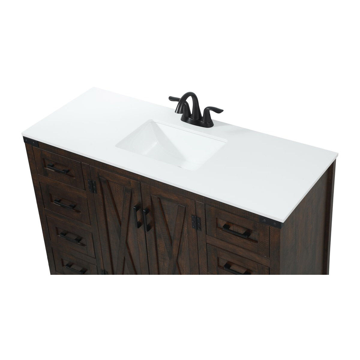Grant 48 X 19 X 34 inch Expresso Vanity Sink Set in Not Included