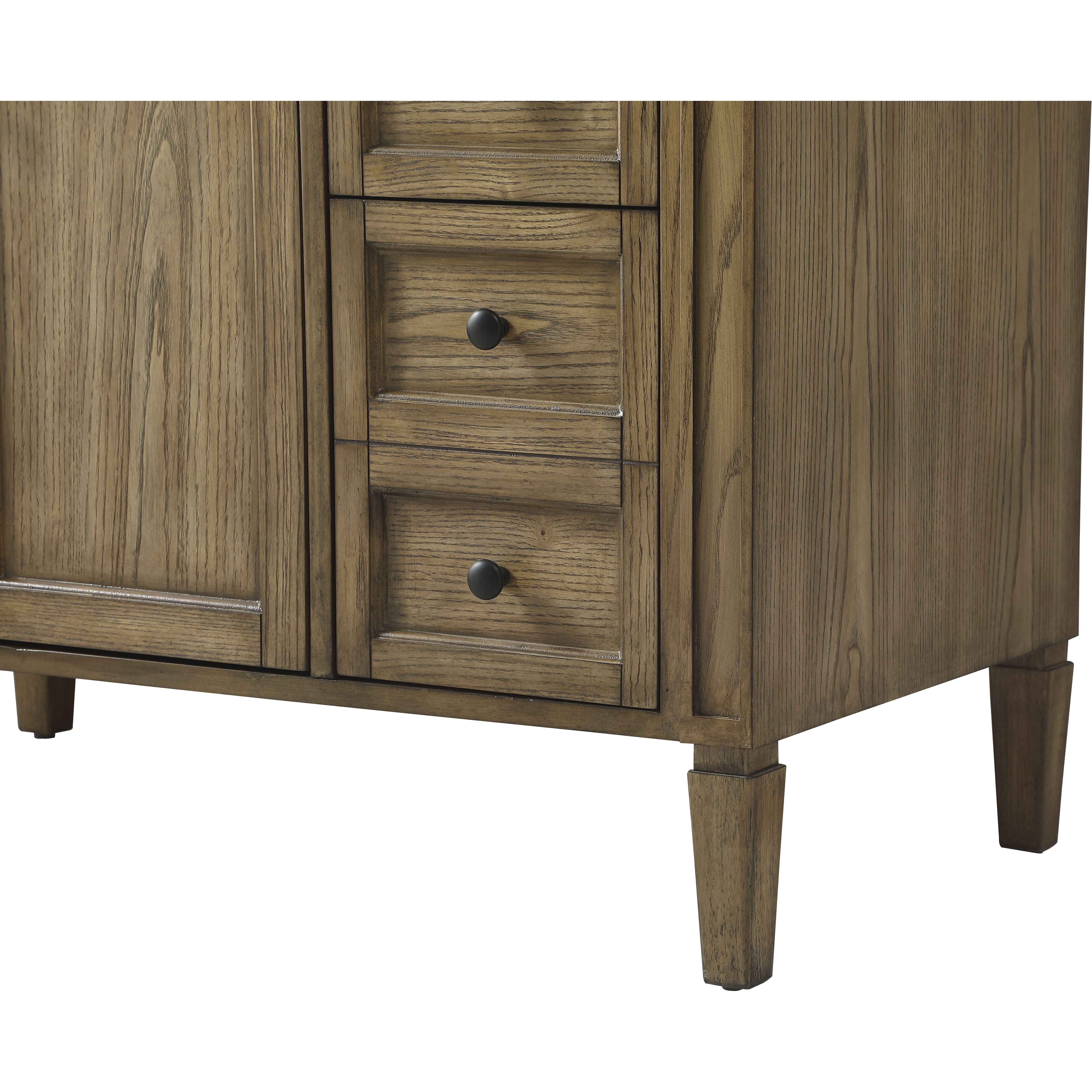 Park Avenue 42 X 21.5 X 35 inch Driftwood Vanity Sink Set in Dark Walnut