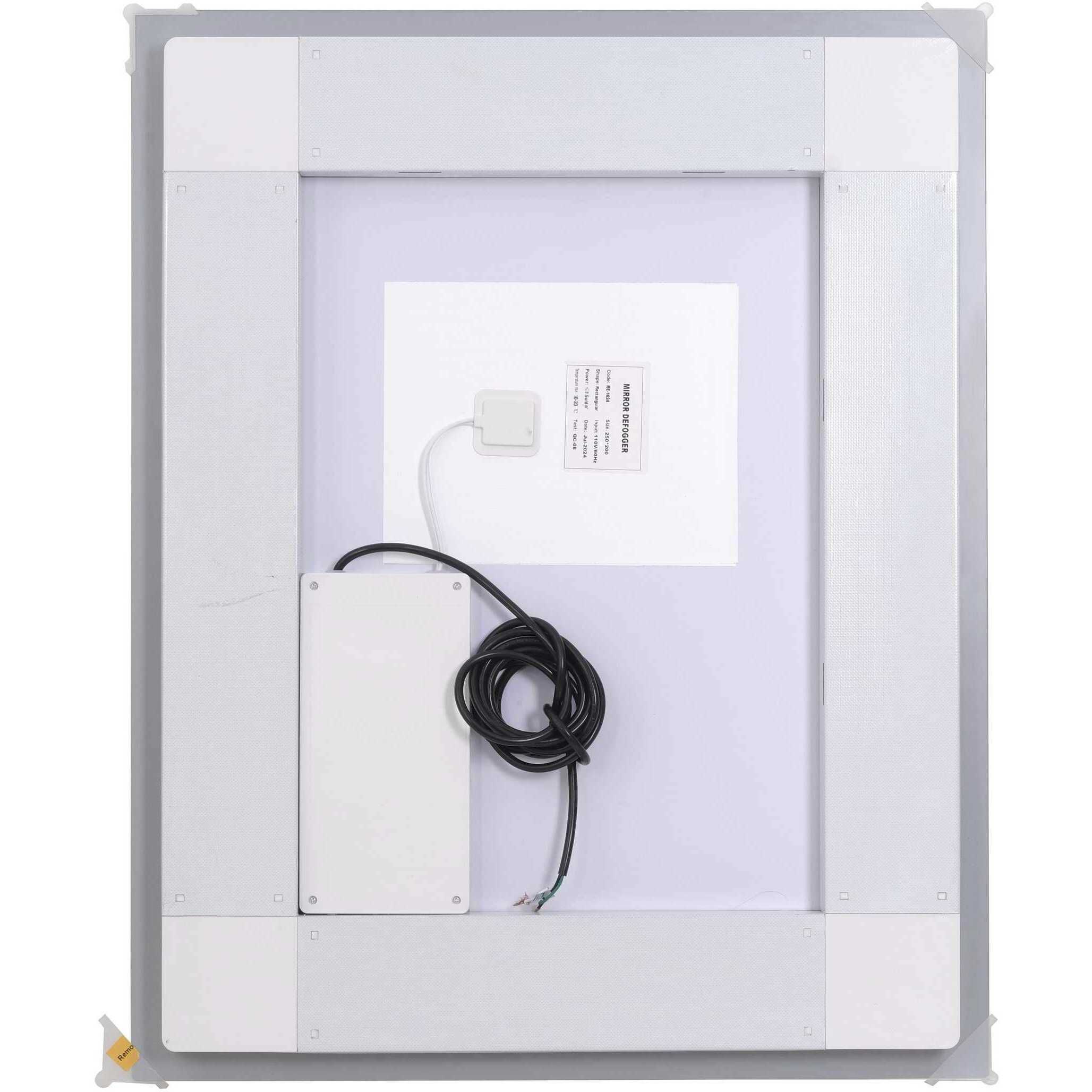 Riven 36 X 24 inch White LED Mirror