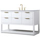 Larkin 54 X 22 X 34 inch White Vanity Sink Set