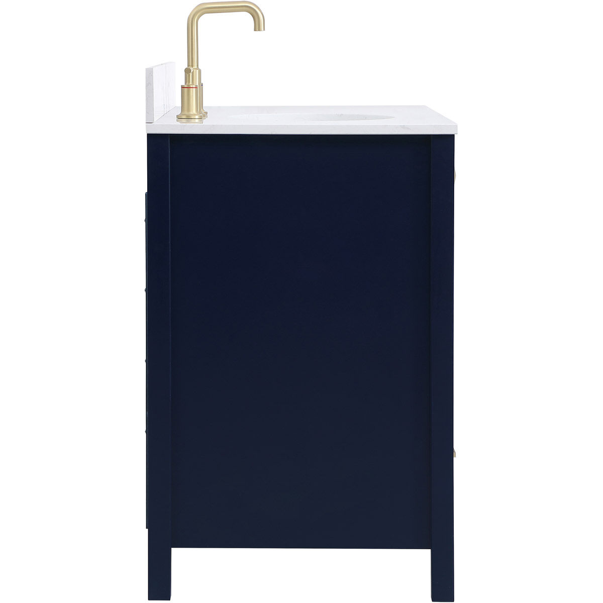 Irene 42 X 22 X 34 inch Blue Vanity Sink Set