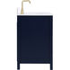 Irene 42 X 22 X 34 inch Blue Vanity Sink Set