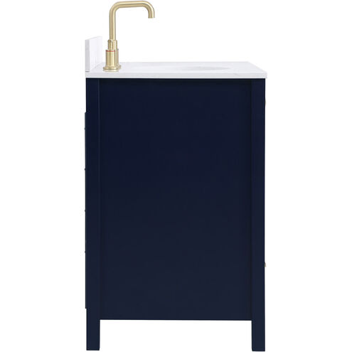 Irene 42 X 22 X 34 inch Blue Vanity Sink Set