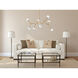 Zayne 8 Light 45 inch Gold Pendant Ceiling Light
