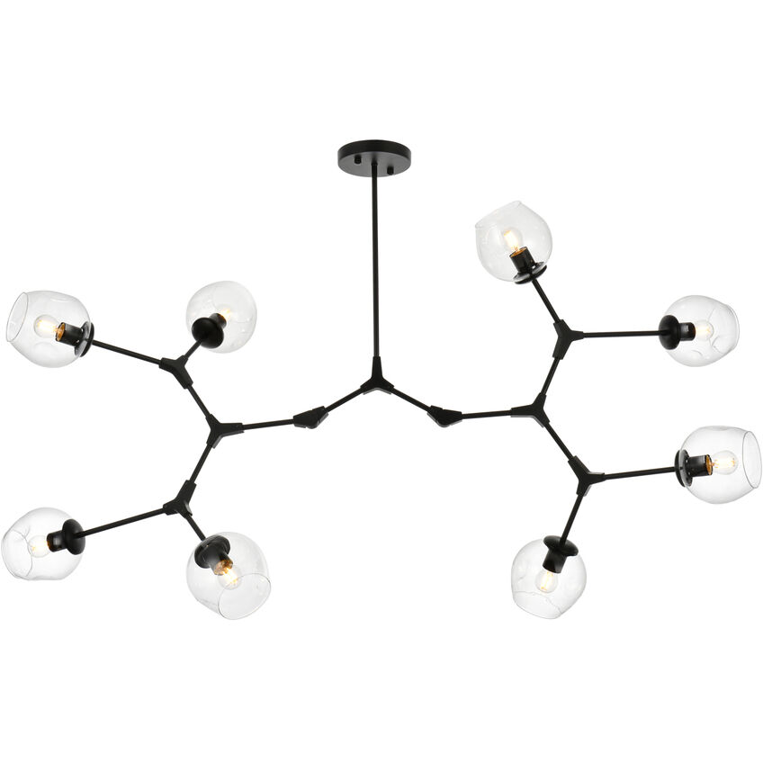 Cavoli 8 Light 32 inch Black Chandelier Ceiling Light