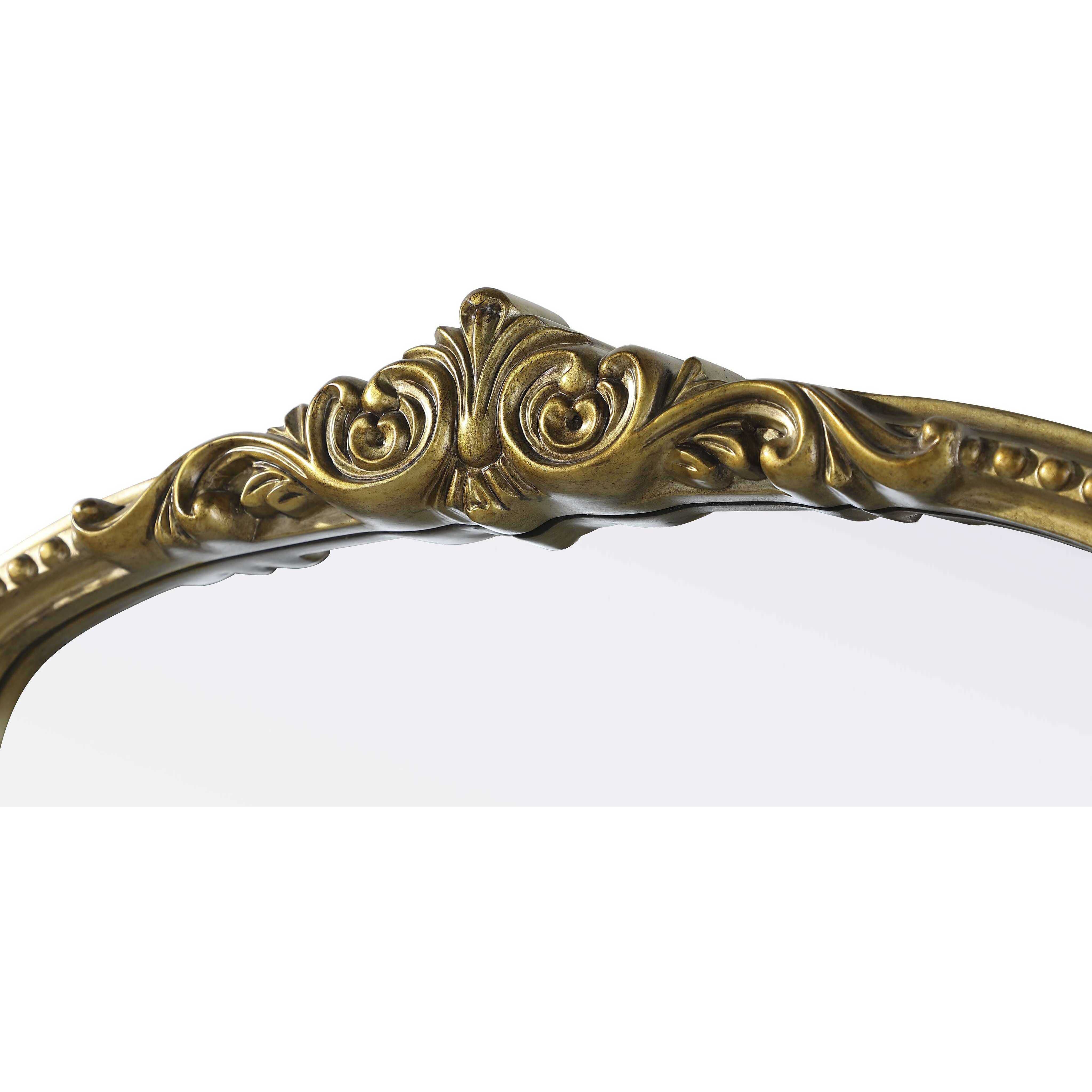 Naomi 30 X 22 inch Antique Brass Mirror