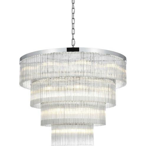 Harlow 28 Light 40 inch Chrome Chandelier Ceiling Light