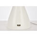 Illumen 28 inch 3.5 watt Glossy White LED Desk Lamp Portable Light, with USB Port