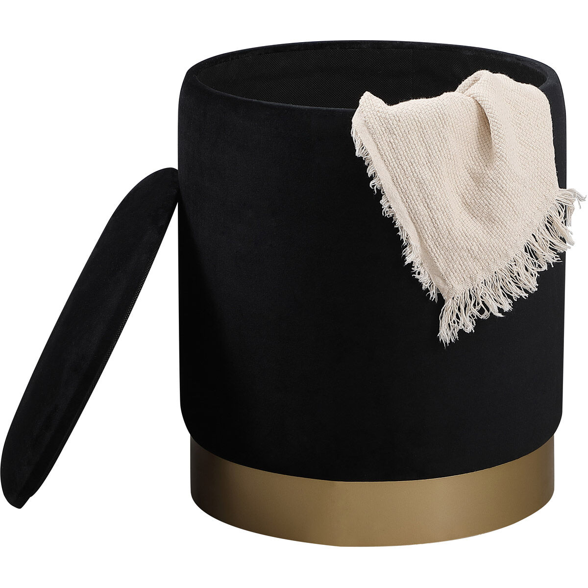 Ozman 17 inch Black Stool