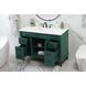 Bennett 48 X 21 X 35 inch Green Vanity Sink Set