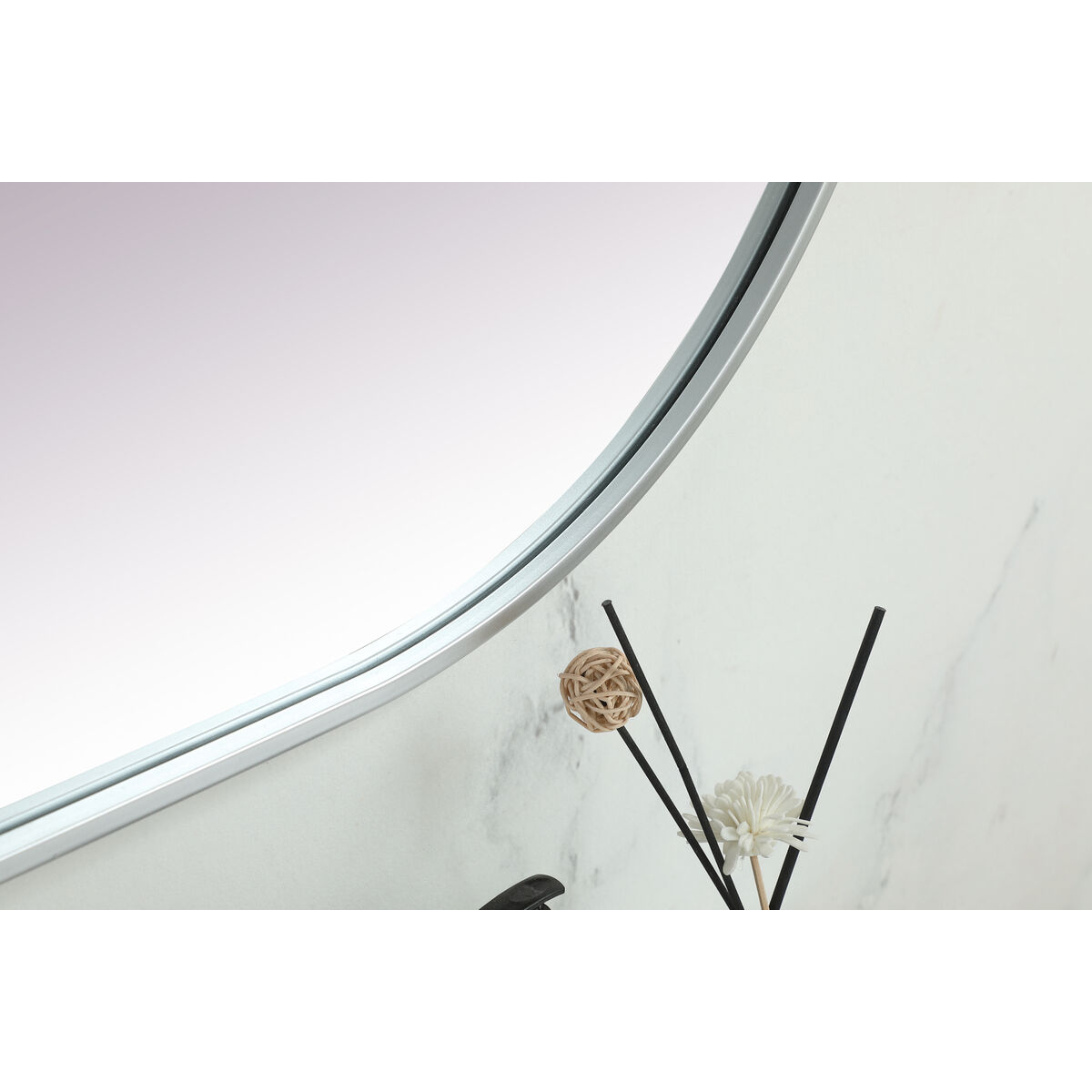 Asha 48 X 24 inch Silver Mirror in 24 x 48