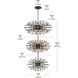 Vera 100 Light 25.5 inch Black Chandelier Ceiling Light