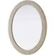 Marlowe 42 X 36 inch Linen White Mirror