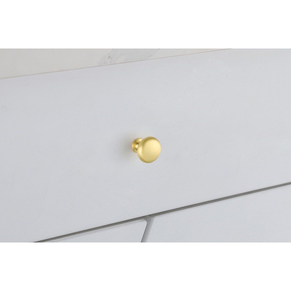 Cadon Brushed Gold Hardware Cabinet Knob, Set of 10