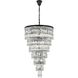 Josephine 41 Light 32 inch Black Chandelier Ceiling Light