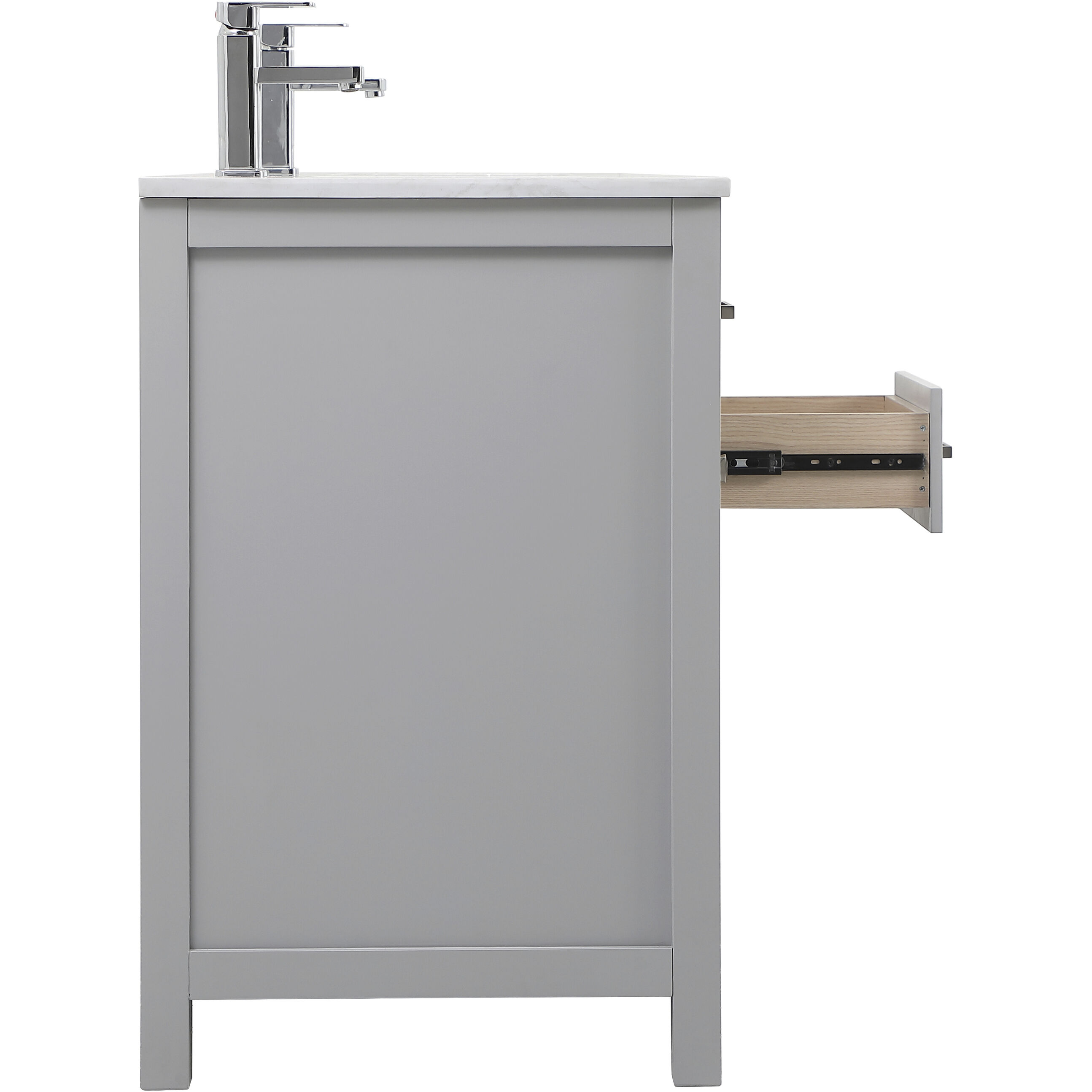 Lewis 54 X 22 X 34 inch Grey Vanity Sink Set