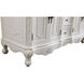 Danville 60 X 21 X 36 inch Antique White Vanity Sink Set