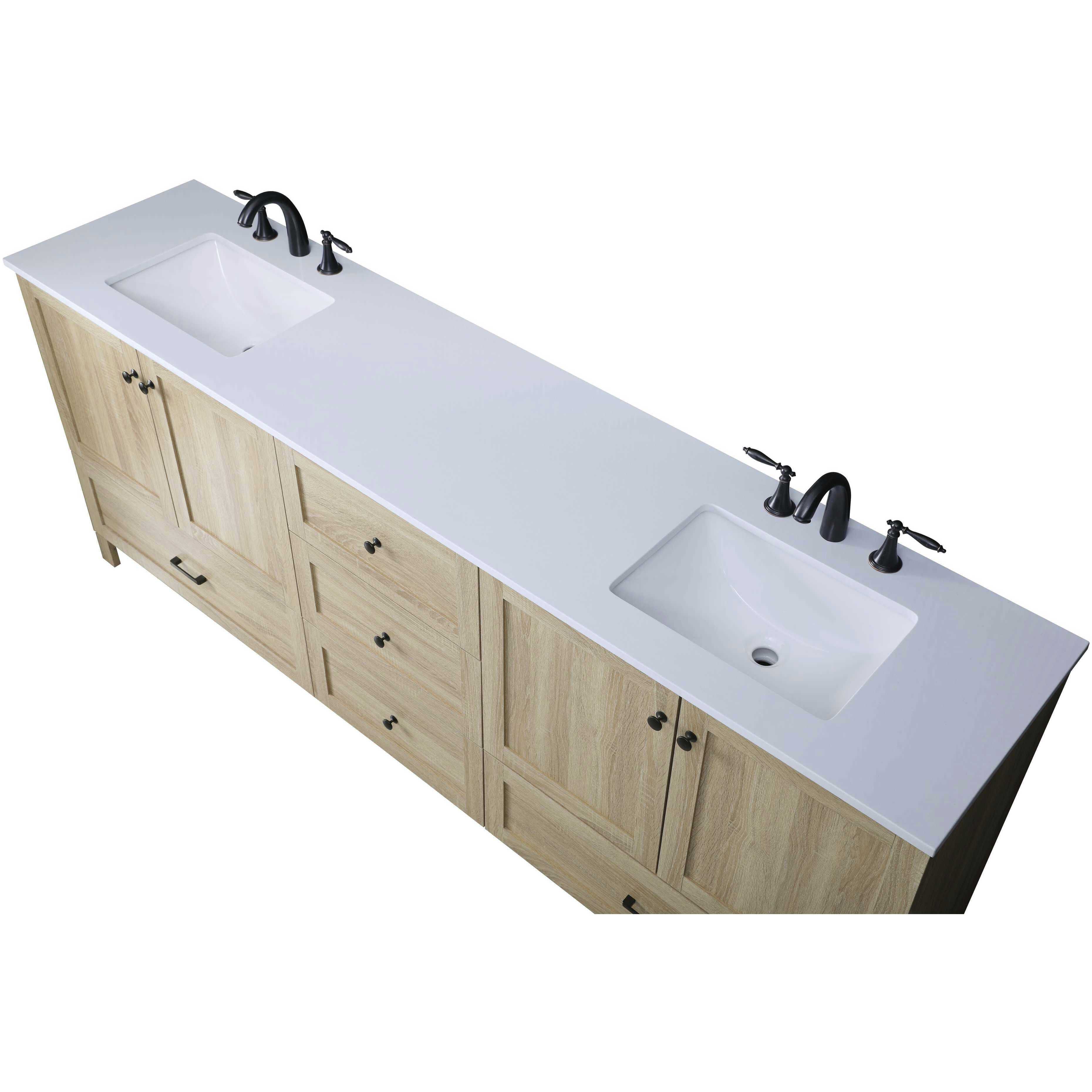 Soma 84 X 34 inch Mango Wood Bathroom Vanity Cabinet