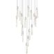 Aurora 16 Light 36 inch Chrome Chandelier Ceiling Light
