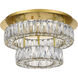 Monroe 18 inch Gold Flush Mount Ceiling Light