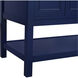 Metropolis 60 X 22 X 34 inch Blue Vanity Sink Set