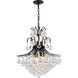 Toureg 11 Light 22 inch Black and Clear Chandelier Ceiling Light